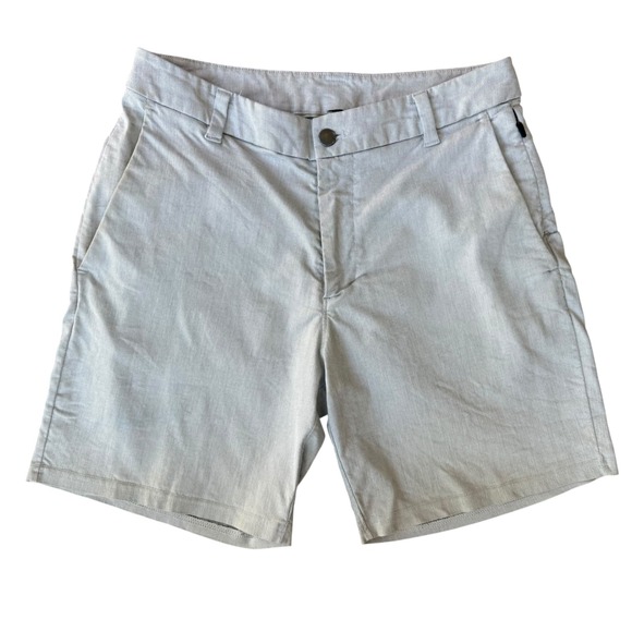 Lululemon Commission‎ Short 7" Lightweight Casual Mens Size 30 Light Gray M7AK7S - Picture 1 of 9